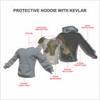 Kevlar Motorcycle Softshell Hoodie
