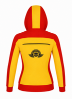 Ladies Armored Motorcycle Reflective Softshell Hoodie - Solar Blaze - MOTORBIKEHORSE