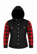 Kevlar Canvas Flannel Hooded Jacket 