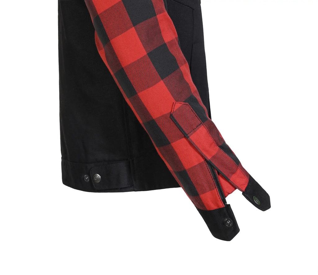 Kevlar Canvas Flannel Hooded Jacket