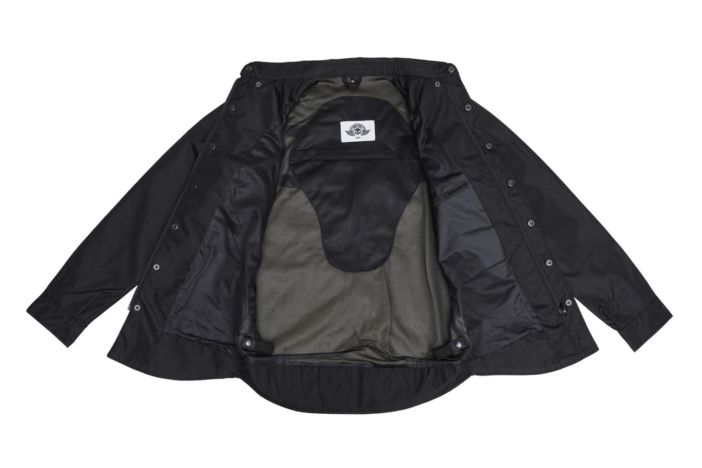 Kevlar Duck Canvas Motorcycle Riding Shirt