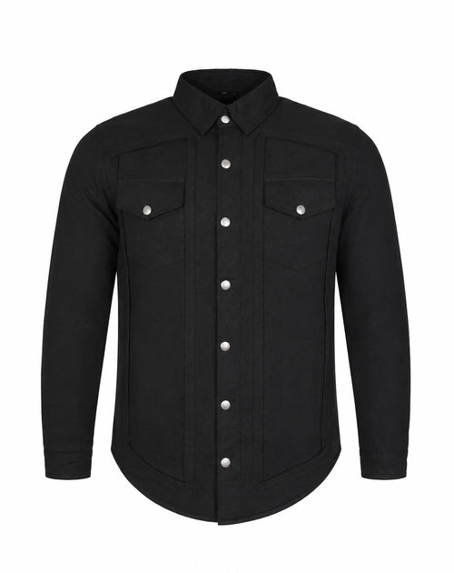 Kevlar Duck Canvas Motorcycle Riding Shirt